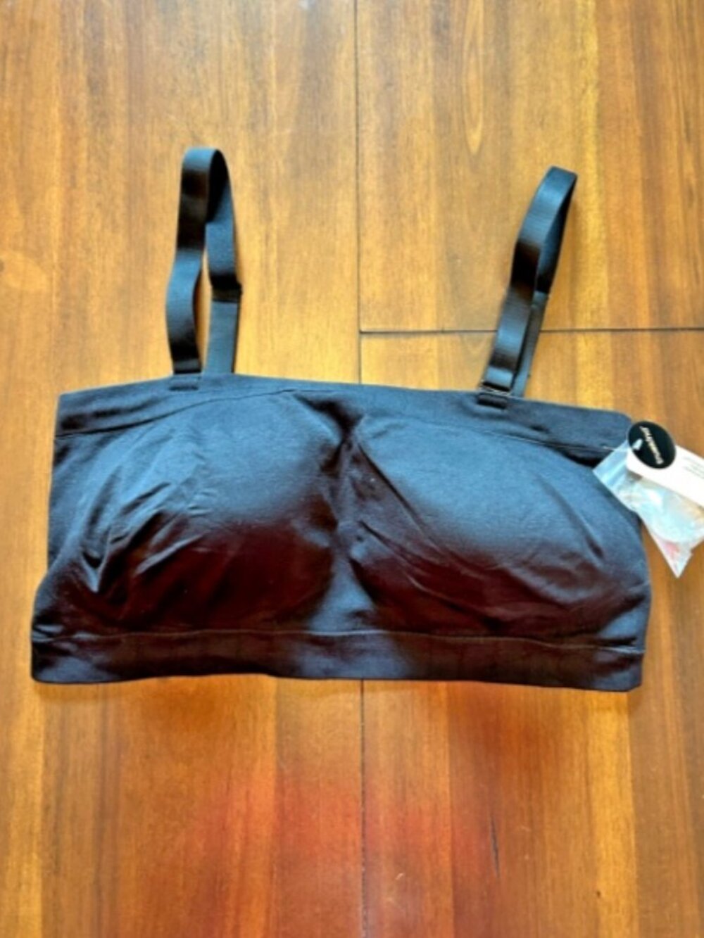 NWT Truekind Women Convertible Strapless Bandeau Bra 2XL Black Padded